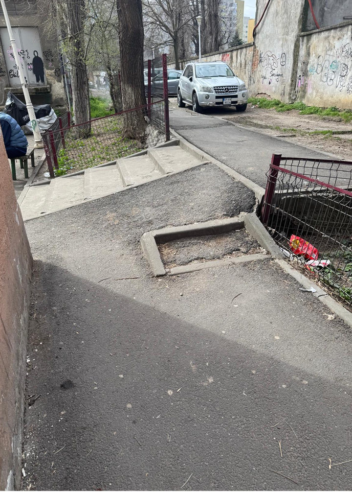 Trecerea de nivel cu o rampă imposibilă